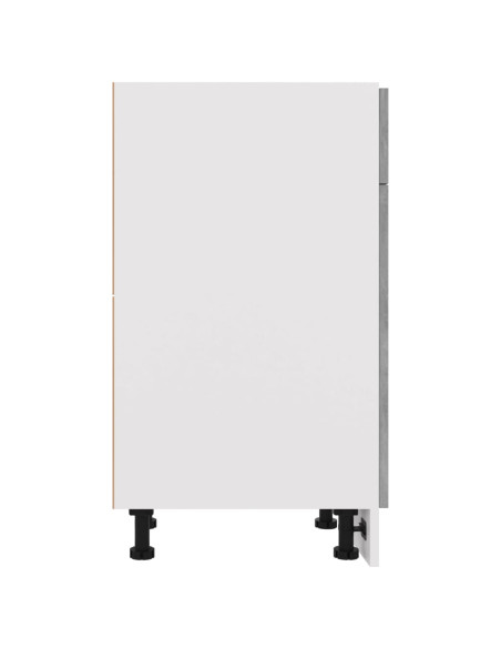 Armadio Inferiore Cassetto Grigio Cemento 40x46x81,5Multistrato