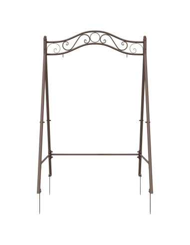 Telaio per Altalena Marrone Antico 113 x 121,5 x 168 cm Acciaio