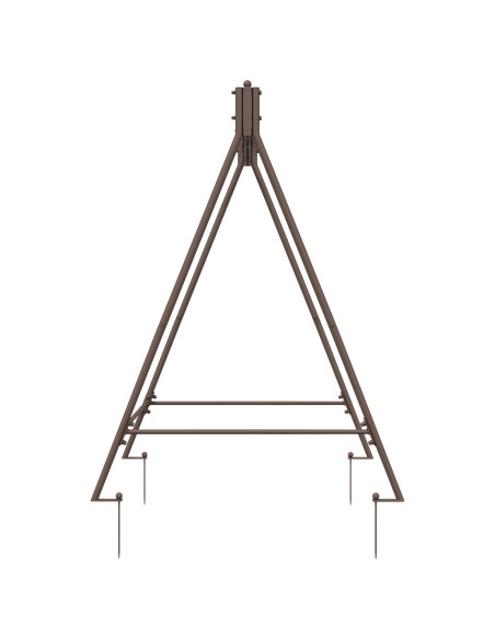 Telaio per Altalena Marrone Antico 113 x 121,5 x 168 cm Acciaio