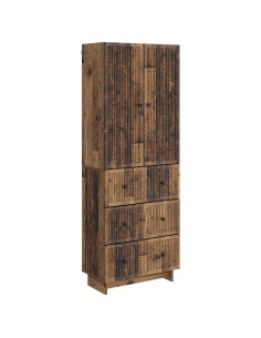 Set di armadi 2 pcs 66 x 34,5 x 90 cm Legno ingegnerizzato