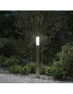 Lampada a paletto 80 cm in Acciaio Inox IP44