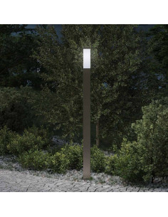 Lampada a paletto 110 cm in Acciaio Inox IP44