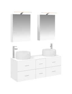 Set di mobili per il bagno 5 pcs Bianco