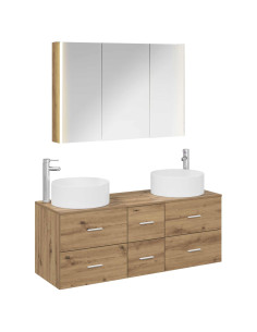 Set di mobili per il bagno 4 pcs Rovere Artigianale