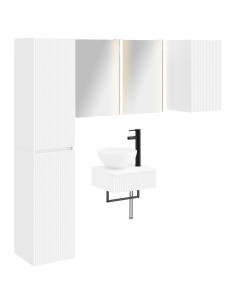 Set di mobili per il bagno 5 pcs Bianco
