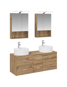 Set di mobili per il bagno 5 pcs Rovere Artigianale