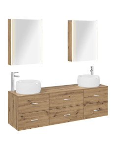 Set di mobili per il bagno 5 pcs Rovere Artigianale