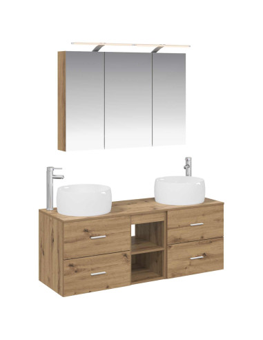 Set di mobili per il bagno 4 pcs Rovere Artigianale