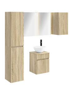 Set di Armadi da Bagno 5 pcs Rovere Sonoma 43 x 11,5 x 60,5 cm