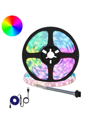 Striscia LED 12 pcs Nero e trasparente 4000 mm Rame e plastica