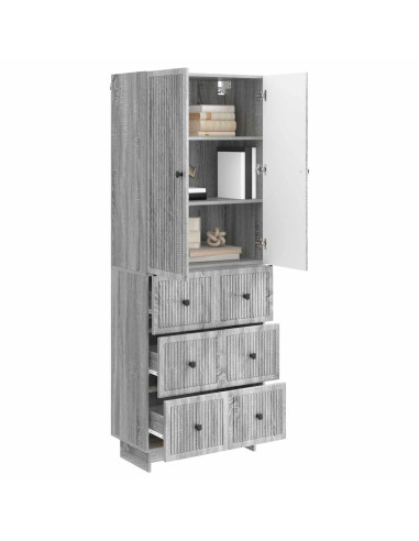 Set di armadi 2 pcs 66 x 34,5 x 90 cm Legno ingegnerizzato