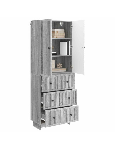 Set di armadi 2 pcs 66 x 34,5 x 90 cm Legno ingegnerizzato