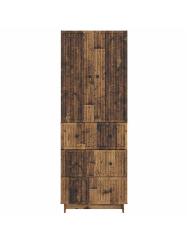 Set di armadi 2 pcs 66 x 34,5 x 90 cm Legno ingegnerizzato