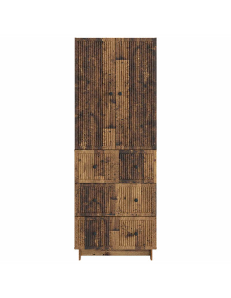 Set di armadi 2 pcs 66 x 34,5 x 90 cm Legno ingegnerizzato