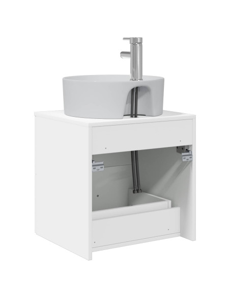 Mobile Lavabo da Parete Bianco 49,5 x 44,5 x 65 cm