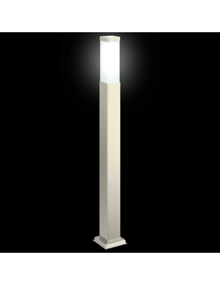Lampada a paletto 80 cm in Acciaio Inox IP44