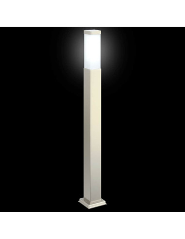 Lampioni a palo 3 pz 80 cm Acciaio Inox IP44