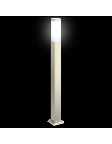 Lampioni a palo 3 pz 80 cm Acciaio Inox IP44