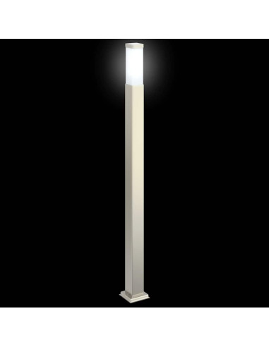 Lampada a paletto 110 cm in Acciaio Inox IP44
