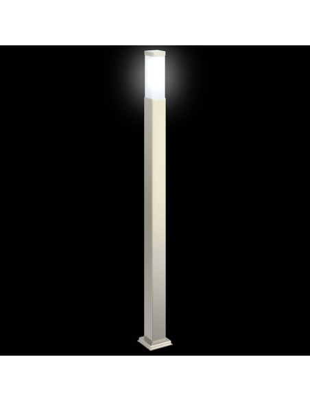 Lampada a paletto 110 cm in Acciaio Inox IP44