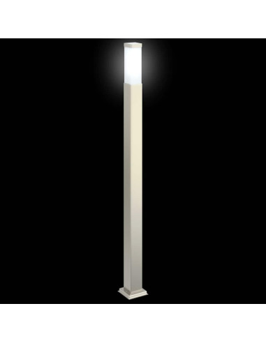Lampioni a palo 3 pz 110 cm Acciaio Inox IP44