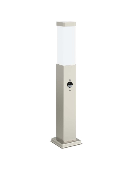 Lampada a paletto con sensore 50 cm Acciaio Inox IP44