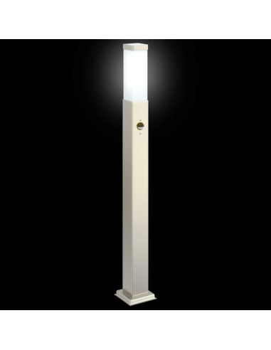 Lampioni a dissuasore con sensore 3 pz 80 cm Acciaio Inox IP44