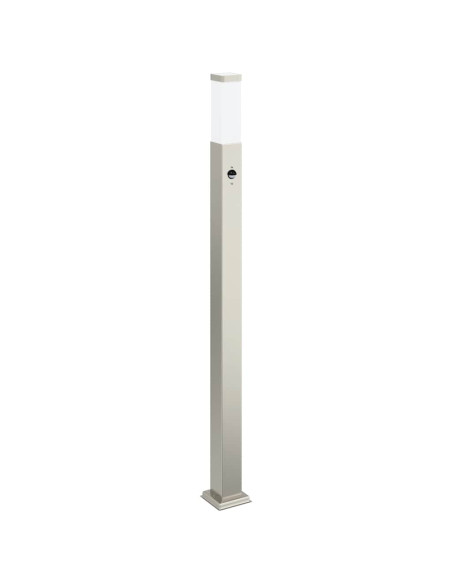 Lampada a paletto con sensore 110 cm Acciaio Inox IP44