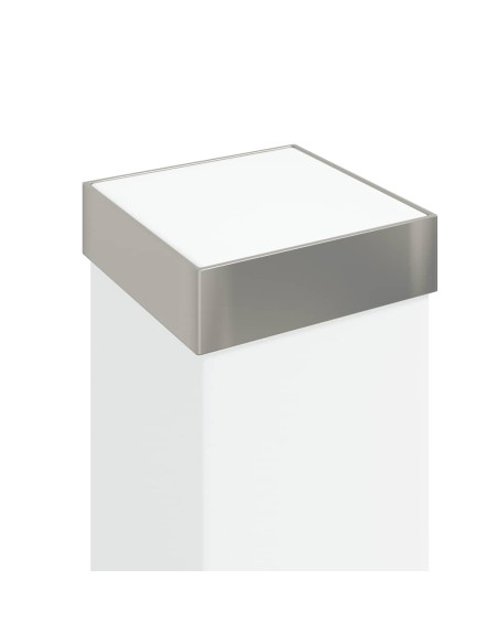 Lampioni a paletto con sensore 3 pz 110 cm Acciaio Inox IP44