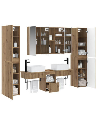 Set di mobili per il bagno 6 pcs Rovere Artigianale
