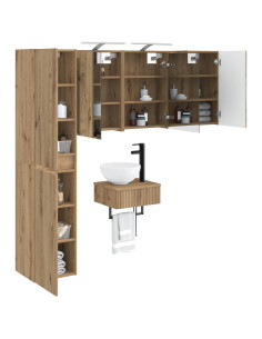 Set di mobili per il bagno 5 pcs Rovere Artigianale 2