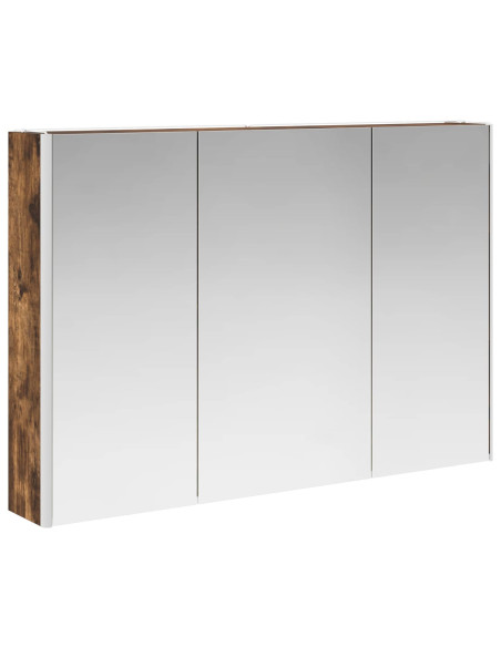 Set di mobili per il bagno 4 pcs Rovere Fumo