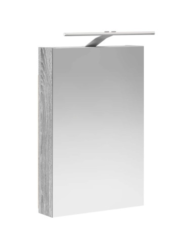Set di Armadi da Bagno 5 pcs Sonoma grigio 40 x 10,5 x 60,5 cm