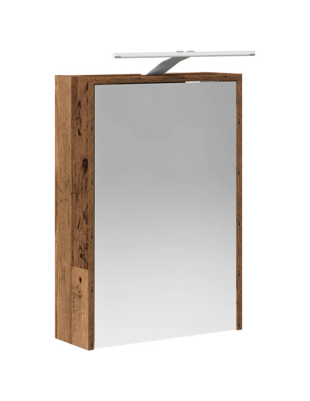 Set di Armadi da Bagno 5 pcs Legno antico 43 x 16 x 62,5 cm