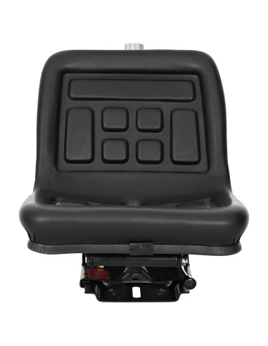 Sedile per trattore con sospensione Nero 39,5 x 52 x 43 cm