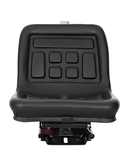 Sedile per trattore con sospensione Nero 39,5 x 52 x 43 cm