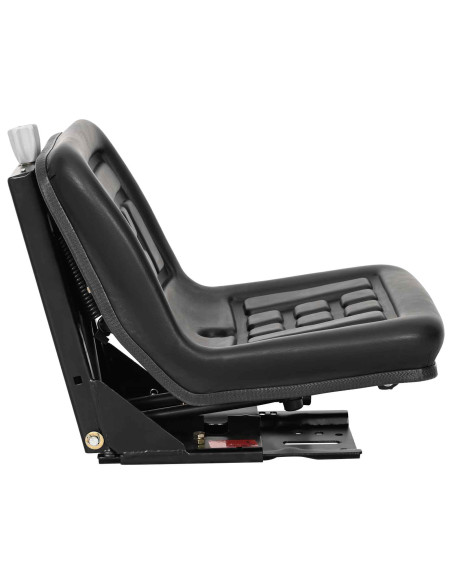 Sedile per trattore con sospensione Nero 39,5 x 52 x 43 cm