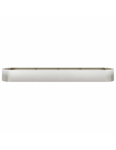 Letto rialzato da giardino Acciaio Inox 380 x 40 x 40 cm