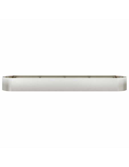Letto rialzato da giardino Acciaio Inox 380 x 40 x 40 cm