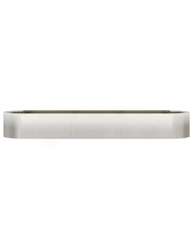 Letto rialzato da giardino Acciaio Inox 300 x 40 x 40 cm