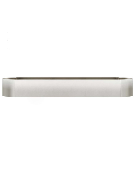 Letto rialzato da giardino Acciaio Inox 300 x 40 x 40 cm