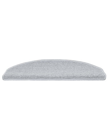 Tappetini per scale autoadesivi 15 pcs Grigio Chiaro