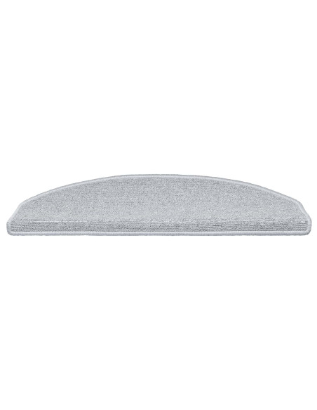 Tappetini per scale autoadesivi 15 pcs Grigio Chiaro