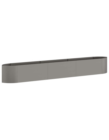 Letto rialzato da giardino Acciaio Corten 300 x 40 x 40 cm