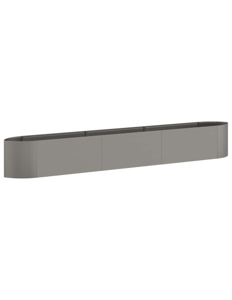 Letto rialzato da giardino Acciaio Corten 300 x 40 x 40 cm