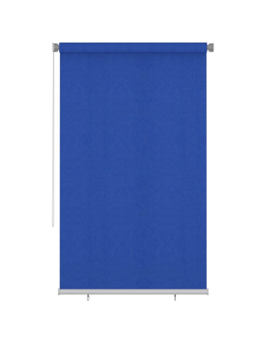 Tenda a Rullo per Esterni 140x230 cm Blu HDPE