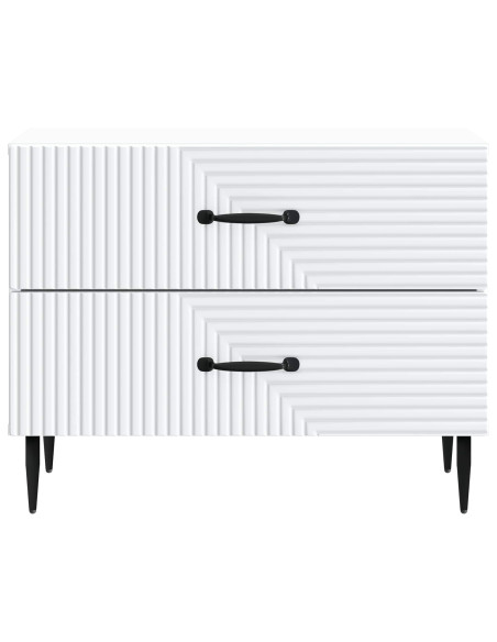 Armadio da Notte con cassetto Bianco 62 x 34,5 x 47,5 cm