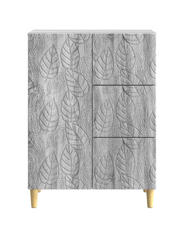 Credenza Sonoma grigio 66 x 34,5 x 90 cm Legno ingegnerizzato
