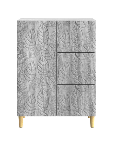 Credenza Sonoma grigio 66 x 34,5 x 90 cm Legno ingegnerizzato