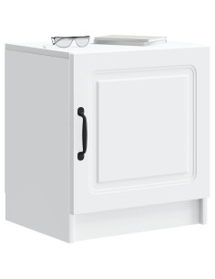 Armadio da Notte Bianco 43 x 34,5 x 47 cm Legno ingegnerizzato 2